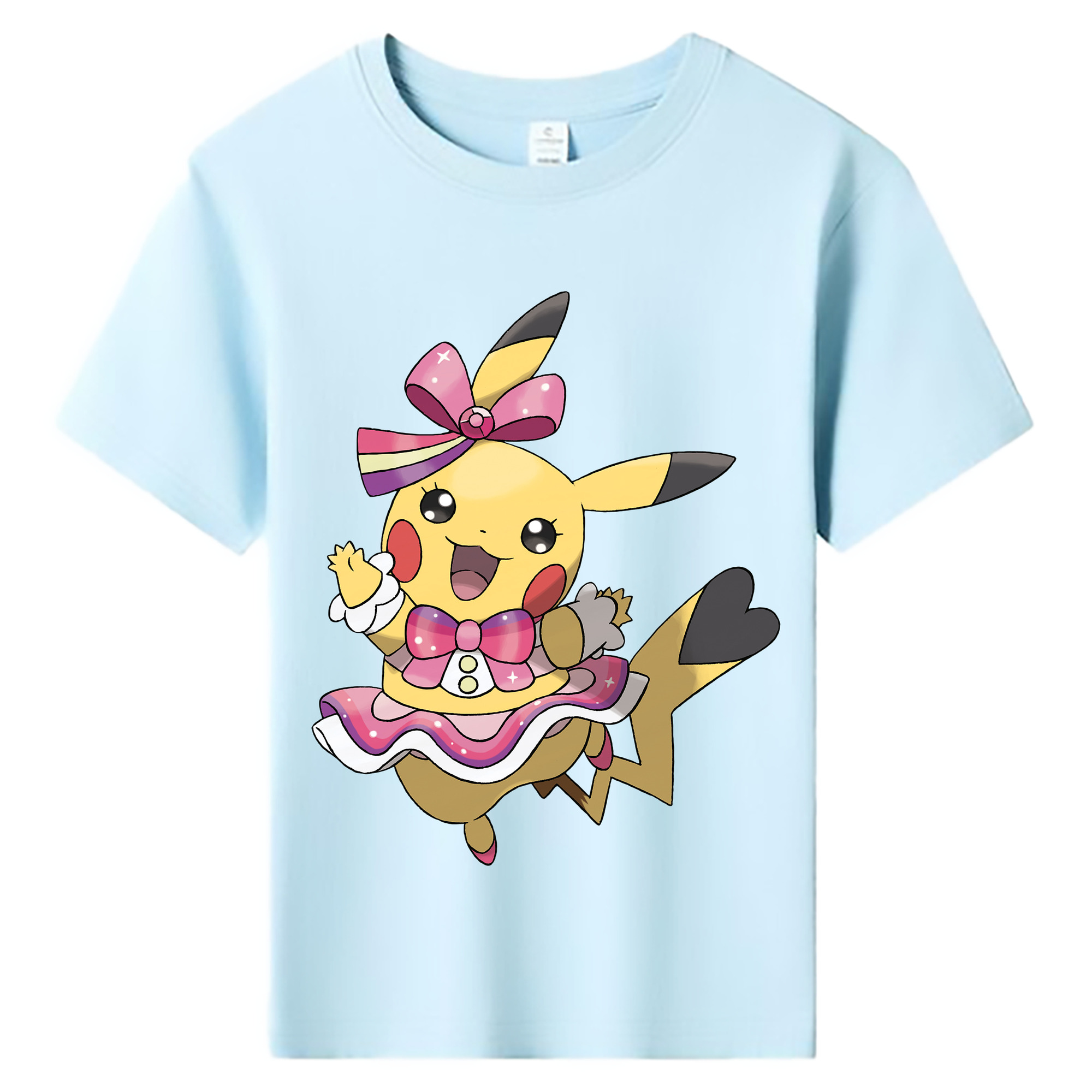 （画像用） ポケットモンスター Pokémon 綿100％キッズTシャツ（フロントプリント）